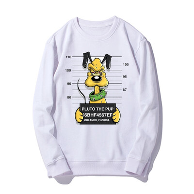 

E-BAIHUI new mickey print hoodies men tops hip hop casual funny dog mouse cartoon hoody homme comfortable cotton hoodies WD01