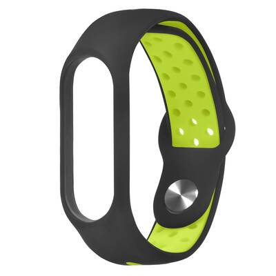 

Silicone Watchband Lightweight Ventilate Watch Strap Wristband Bracelet for Xiaomi Mi Band 3 Wrist Strap