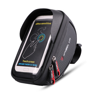 

Bike Front Bag Bicycle Cycling Phone Holder Bike Touchscreen Phone Case MTB Bike Storage Bag Handlebar Phone Pack