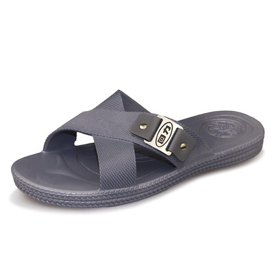 

Warrior Mens Home Indoor Outdoor Bathing Beach Sandals&Slippers 3265 Gray 44 Small One Size