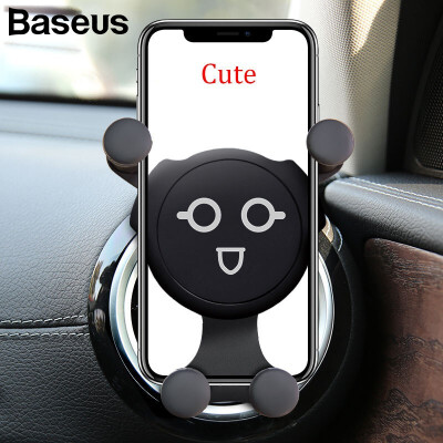 

Baseus Funny Car Holder For iPhone Samsung S9 Plus Huawei 360 Degree Air Vent Mount Car Phone Holder