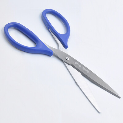 

Sanmu SUNWOOD 180mm Xuan arc blade series office medium scissors blue 91127