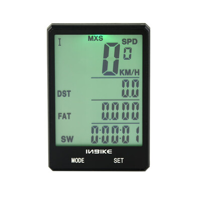 

Wireless Bicycle Speedometer 28in Waterproof LCD Display Computer Odometer with Backlight Multiple-function Wireless Computer Odo