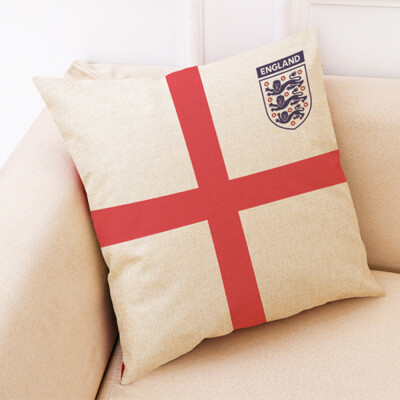 

The 2018 World Soccer Cup Home Decor Cushion Cover Linen Sofa Design Throw Pillow Case Gift Style 32