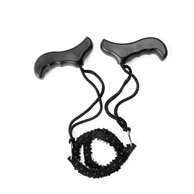 

52cm Outdoor Survival Pocket Chain Saw Hand Chainsaw Emergency Survival Hand Tool for Camping Hiking with Plastic Handle