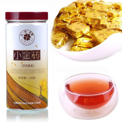 

160gbox China Yunnan Oldest Original flavor Puerh Ripe Puer Puer Black Tea Detoxification Beauty Lost Weight