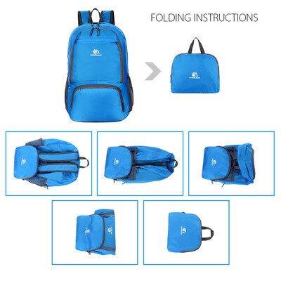 

Lightweight Packable Backpack Water-resistant Foldable Travel Backpack Daypack Bag Outdoor Sport Camping Hiking Cycling