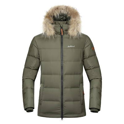 

NORTHLAND 2018 autumn&winter down jacket Roel mens one-piece woven down jacket olive green male 17088A