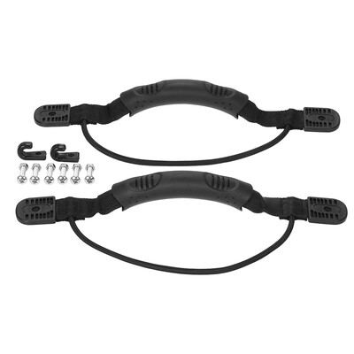 

2 Side Mount Carry Handles Paddle Park Bungee Hardware&J Hooks for Kayak