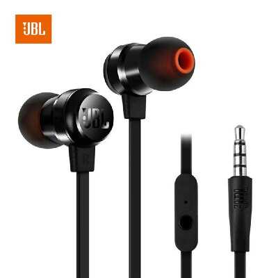 

JBL T280A 35mm Wired Headset In-ear Earphone Stereo Music Headphone Hands-free with Microphone Black