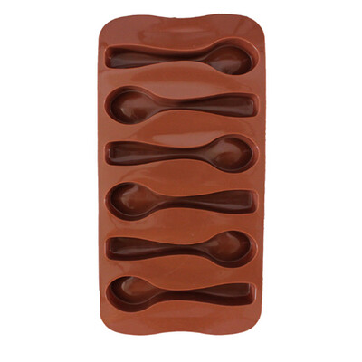 

6 Even Spoon Silicone Chocolate Mold