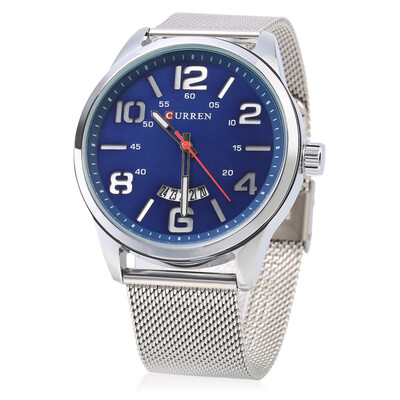 

CURREN 8236 Hollow-out Scale Fashion Male Quartz Watch