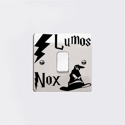 

Movie Switch Sticker Lumos Nox Vinyl Wall Stickers for Kids Room Home Decor