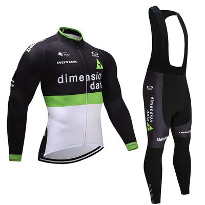 

Cycling jersey 2018 pro team dimension winter thermal fleece cycling clothing set ropa ciclismo invierno bike jersey bib pants kit