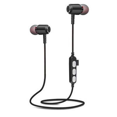 

New Bluetooth Earphone Wireless Stereo with MicTF card solt Music Earbuds for Samsung iPhone Xiaomi Magnetic Sports earphone