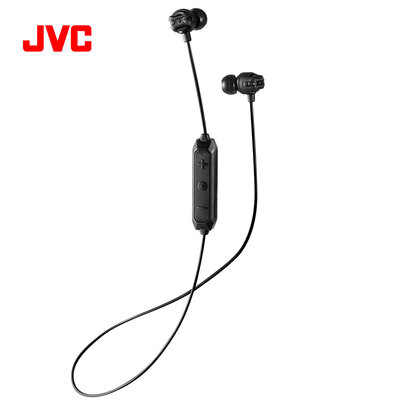 

JV HA-FX101BT Wireless Bluetooth Sports Headphones In-Ear Overweight Subwoofer Running Fitness Voice Call Earphones with Wheat Wire Control Black