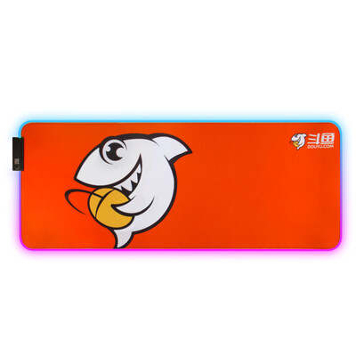 

Betta DOUYUCOM DPL120 Betta fish color RGB mouse pad foldable non-slip bottom 12 kinds of light effect free drive plug&play orange mouse pad