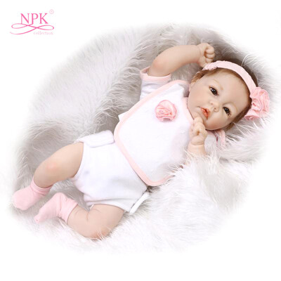 

20in Reborn Baby Rebirth Doll Kids Gift Soft Half Body Silica Gel Girl