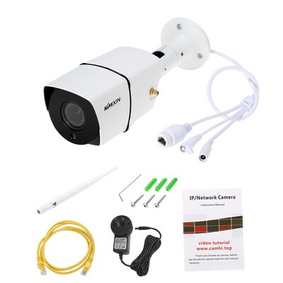 

KKmoon 1080P HD Bullet Camera Weatherproof IP Camera Wireless WIFI Auto-focus 28-12mm Lens 20MP 42pcs Infrared LED Lights Suppo