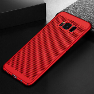 

Goowiiz Phone Case For Samsung Galaxy S9S9 PlusNote 9A6A6 Plus Full Protection Slim Hard PC Breathable Grid Back Cover