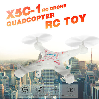 

X5C-1 24GHz 720P Camera One Key Return RC Drone Quadcopter RC Toy RTF for Kids Beginners