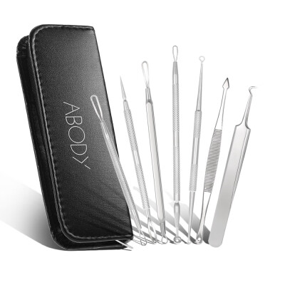 

Blackhead & Blemish Pin Comedone Needle Kit Facial Blackhead Acne Tool Set Pimple Cleaning Remover Blackhead Extractor Random 7 Pc