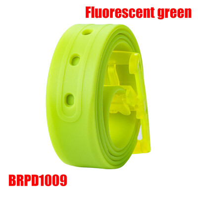 

New Design Leisure Silicone Belt Candy Colors Pin Buckle Belt