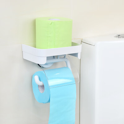 

Dehub paper towel holder bathroom tissue box free punching wall type toilet paper holder suction cup toilet roll paper holder paper tube waterproof