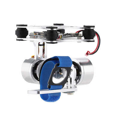 

GoolRC Silver CNC FPV Quadcopter BGC 2 Axis Brushless Gimbal w Controller for GoPro 3 Camera DJI Phantom 1 2 Walkera X350 Pro