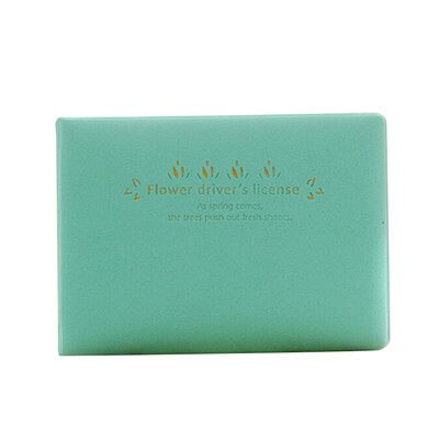 

Cute Identification Card Drivers License Card Holder Super Slim Lovely Fresh Candy Color Cards Storage Bag