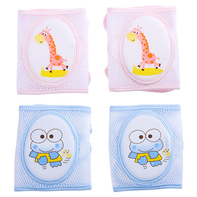 

Hi baby treasure crawling knee pads baby shatter-resistant elbow protection knee child infant toddler walking knee pads 3D mesh breathable pink one pair adjustable