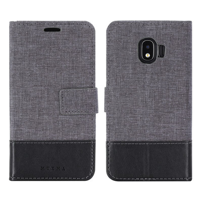 

Goowiiz Phone Case For Samsung Galaxy S7S7 EdgeJ2 Pro 2018 Fashion Canvas Leather Wallet Full package flip Holder Stand