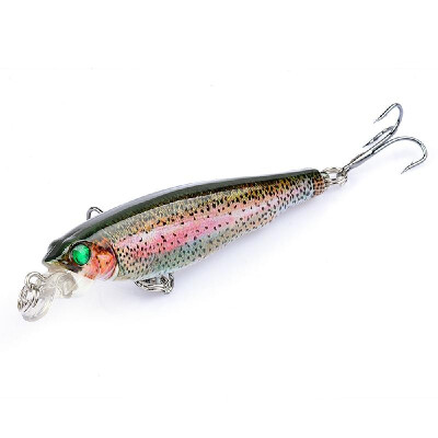 

Minnow Fishing Lure 3D Eyes Fishing Artificial Hard Minnow Bait