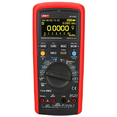 

UT171C Industrial True RMS Digital Multimeters Admittance nS Temperature AC LoZ Measure Square Wave Li-Battery USB NCV UNI-T
