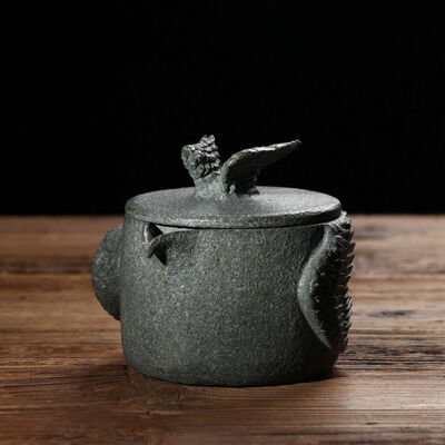 

Handmade Granodiorite Stone Eagle Hawk Gongfu Teapot 160ml 541oz