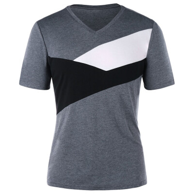 

Mens fashion sports comfortable short sleeve T-shirt