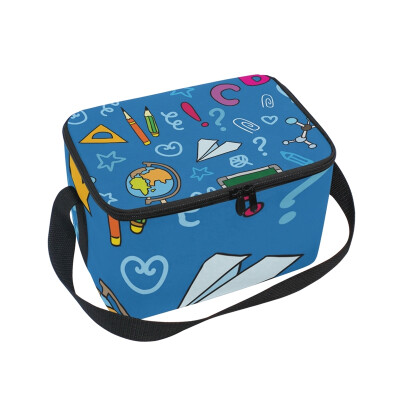 

ALAZA Lunch Box Insulated Lunch Bag Large Cooler Back To School Tools Tote Bag