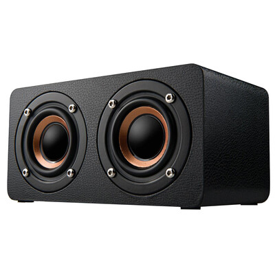 

M5 Mini Doodle Wooden Subwoofer Wireless BT FM Speaker Enhancebas Home Use Music Player