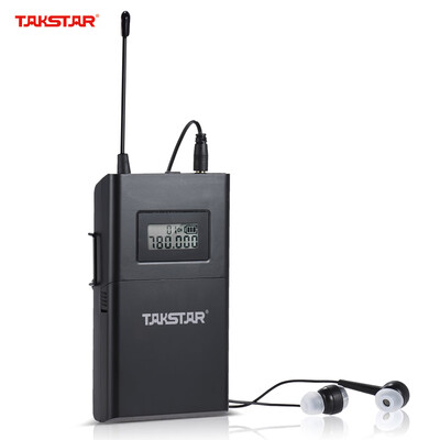 

Takstar WPM-200 UHF Wireless Monitor System 50m Transmission Distance In-Ear Stereo Headphones Headset Transmitter Receiver LCD 6