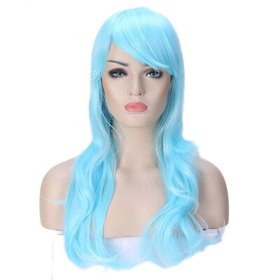 

23 Inch Synthetic Long Wavy Full Hair Wigs Cosplay Costume Party Heat-Resistant Wigs For Women Men