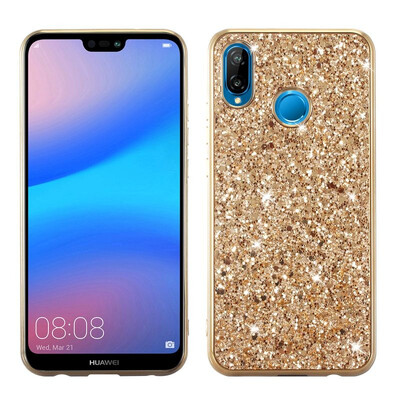 

MOONCASE Huawei P20 Lite Flash Powder TPU-Gold