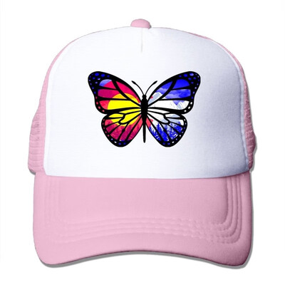 

Unisex Trucker Hat Colorado Flag Butterfly Women Adjustable Mesh Cap Funny Hip Hop Caps