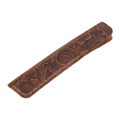 

Handmade Leather Pen Case Fountain Sleeve Bag Vintage Pouch for Single Pen Stylus Ballpoint 63 12