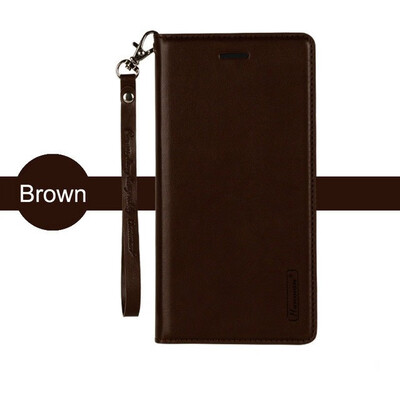 

Hanman Leather Flip Case For Apple iPhone X Cover Wallet Card Holster Magnetic Stand Phone Cover
