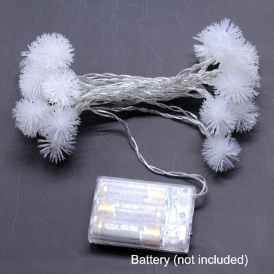 

UpperX 1pcs 25M 20LED Fairy String Light Dandelion Shaped Curtain Lamp Party Wedding Outdoor Decor Festival LED Fairy Light