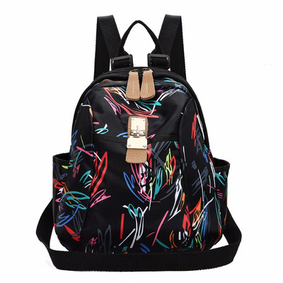 

Galaxy Backpack To School Print Backbag for Girls Nylon Ladies Backpacks for School Teenagers Girls Space Bagpack for Travel Bag