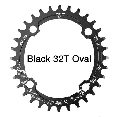 

Bike Narrow Wide Chainring Crankset Single Chain Ring Bike Round Oval Chainrings BCD 104MM 32T 34T 36T 38T