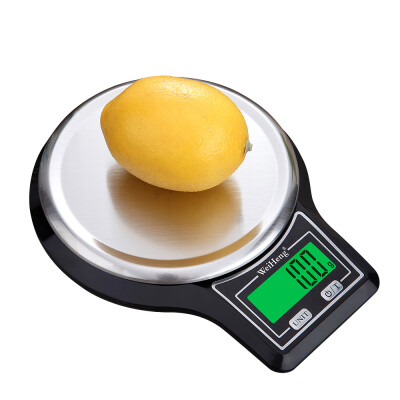 

WeiHeng Electronic Digital Kitchen Scale Stainless Steel Weighing Pan Food Scale Platform Scale with Tare Function