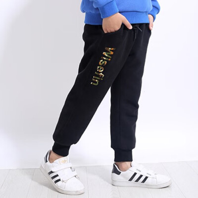 

Childrens clothing boys pants autumn&winter 2018 new plus velvet thick pants small children big baby