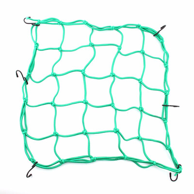 

4040cm 3030cm Heavy-Duty Elastic Motorcycle Luggage Net Helmet Holder Tank Mesh ATV Bike MTB Cargo Bungee ---6 Adjustable Hook